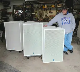 44as Renkus Heinz St7/44as 1 Pair-renkus Powered Speakers St7 Loud 132db Each Commercial Grade