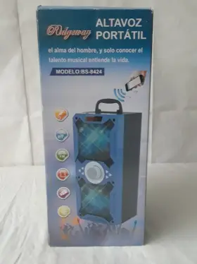 Bs-8424 Ridgeway 5 Watt Portable 4 Inch Bluetooth Speaker Fm Radio With Remote