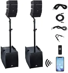 Rk Reck 974210700484 Proreck Club Aef 12ftft 4000 Watt Dj Pa Speaker System Combo Set For Party