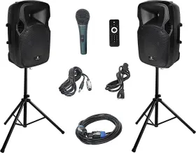 Rk Reck 974210700545 Proreck Party 12 12ftft 1000 Watts 2-way Active Speaker System Forevent For Dj