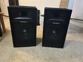 Rfdj1 Rockford Fosgate Passive 12 Inch Dj Speaker S Pair 2 Way Pa Karaoke Band