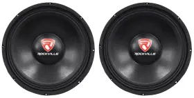 2rvp12w8 Rockville Inch /rockville Rvp12w8 1200w 12 Pro Subwoofers 8 Ohm Raw Sub Woofers 40 Oz