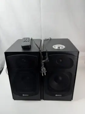 Hd5b Rockville 613815666677 2 5 Inch Powered Studio Monitor Bluetooth Bookshelf Speakers-black