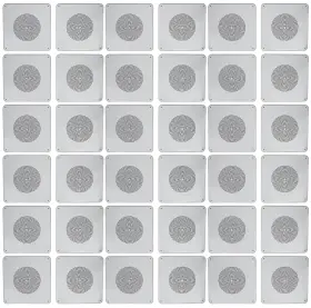 Ms81 Rockville 613817033279 36 Metal 8 Inch 70v Commercial Background Music Pa Ceiling Speakers
