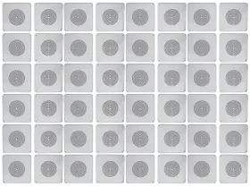 Ms81 Rockville 613817033286 48 Metal 8 Inch 70v Commercial Background Music Pa Ceiling Speakers