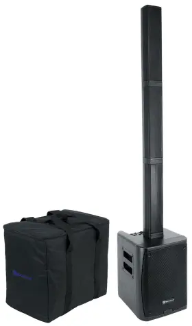 Rockville 613817045647 Titan Portable Array Battery Powered Pa Dj Speaker System With Subwoofer