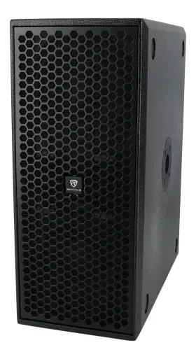 Rockville 613826603500 Titan Slim D8 Black Powered Dual 8 Inch Pro Dj Pa Subwoofer Deep Bass Sub