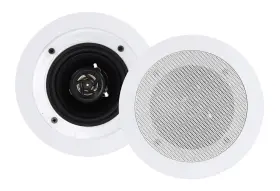 Cc4t Rockville 613826619280 2 White 4 Inch Commercial 70v Ceiling Speakers For Restaurant