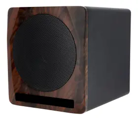 Apm10d Rockville Dark Wood 10 Inch 400w Powered Studio Subwoofer Pro Reference Sub