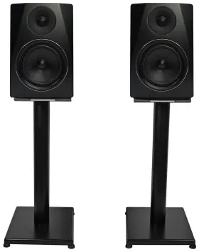 Rs21b Rockville Apm6b Pair 6.5 Inch 350w Powered Usb Studio Monitor Speakers 21 Stands