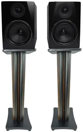 Ss28d Rockville Apm6b 2 6.5 Inch Usb Studio Monitor Speakers 28 Dark Wood Premium Stands