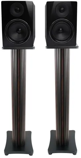 Ss36d Rockville Apm6b 2 6.5 Inch Usb Studio Monitor Speakers 36 Dark Wood Premium Stands