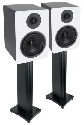 Ss36b Rockville Apm6w 2 6.5 Inch Usb Studio Monitor Speakers 36 Black Premium Stands
