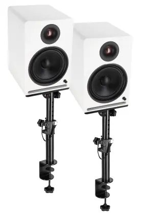 Dms75 Rockville Apm8w V2 2 8 Inch Powered Studio Monitors With Usb/bluetooth Desk Stands
