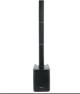 Rcxfm20e-b Rockville Array 2 Titan Portable Rechargeable Pa Dj Speakers With 8 Inch Subwoofers