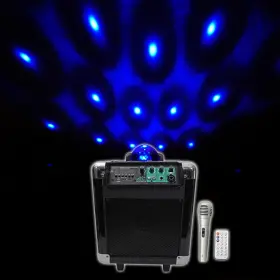 Nb65aport Rockville Nyc Acoustics Nb65a Pro 6.5 Inch Portable Rechargeable Usb/bluetooth Party Speaker