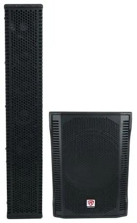Rpg-ar15 Rockville Full Dj System With 15 Inch Powered Subwoofer Line Array Speaker