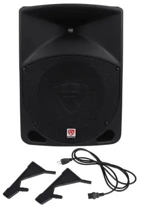 Rpg10 Rockville 10 Inch Powered Active 600 Watt 2-way Dj Pa Speaker System