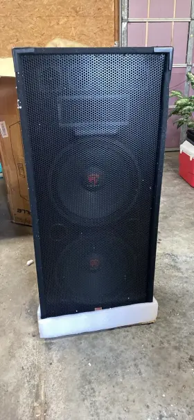 Rsg15.24 Rockville Rsg1524 Dual 15 Inch 3000 Watt 3-way 4-ohm Passive Dj/pro Audio Speaker