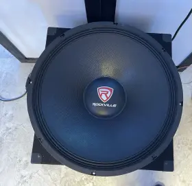 Rvw1800p4 Rockville 1800-watt 18 Inch Raw Dj Subwoofer 4 Ohms