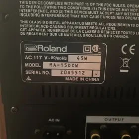 Roland 15dcw Cakewalk By Ma-15d Cw Stereo Micro Monitor Speakers Pristine Condition