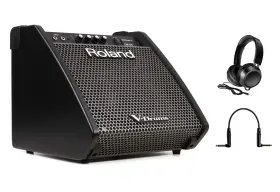 Pm-100 Roland 840262233002 Compact V-drums Personal Drum Monitor With Headphones