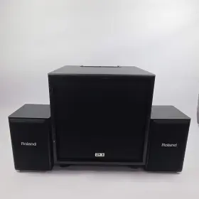 Cm-110 Roland Cm-110/220 Cube Monitor Satellite Speakers Black