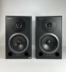 Ds-90 Roland Pair Of 24bit Digital Bi-amp Monitors Read Description / As-is