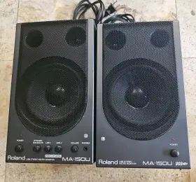 Roland Ma-150u Pair Of Ma150u Usb High Quality Micro Monitors - From A Smoke Free Studio