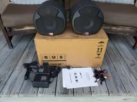 Nf25 Roland Rus Powered Sudio Monitors Super Clean Original Box P/supplys Cable