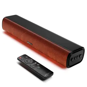 B0fgxclf4k Rythflo 60w Bluetooth Sound Bar 16 Inch Tv Soundbar With Remote 8 Flame Light Modes