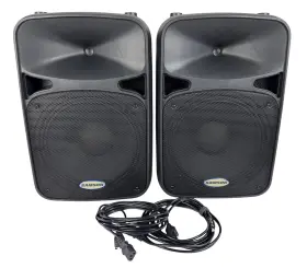 D412a Samson Auro 2-way Powered Pa Speaker 400 Watts 1x12 Inch - Two Speakers