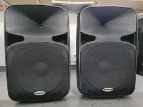 400w Samson D415 Auro 2-way Floor Speakers- Set Of 2- Mint Condition