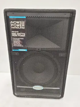 Rs12hd Samson Rs12 Hd Resound Series 2-way 500w Passive 12 Inch Pa Speaker - Black