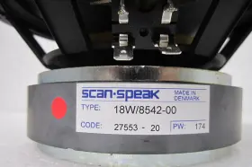 8542-00 Scan-speak 18w/8542-00 Midwoofer Set Of 2