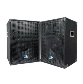 Seismic Audio 847861044596 Pair Of Passive 15 Inch 2-way Pa/dj Loudspeaker Cabinets - 800 Watts Full Range
