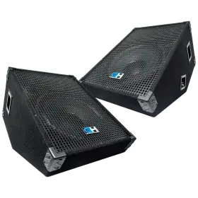 Seismic Audio 847861044664 Grindhouse Pair Of 15 Inch Passive Wedge Monitors - Floor Stage 800 Watts Rms