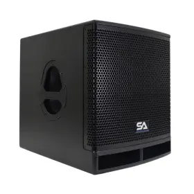 Apex-12sub Seismic Audio 12 Inch 500w Powered Pa Subwoofer Cabinet Bluetooth