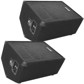 Seismic Audio Fl-12mp 12 Inch Pa Floor Monitor Pair Passive Titanium Horn