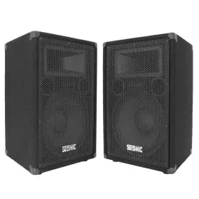 Seismic Audio Fl-12p 12 Inch Pa Speaker Pair Passive Titanium Horn 400w Rms