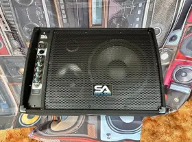 Fl-10mp-pw-premium Seismic Audio Fl10mppw Sesmic Powered 2way 10 Inch Floor Monitor With Titanium Horn