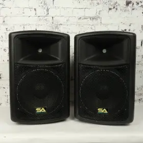 Pws-12 Seismic Audio Pair Pa Speakers With Speaker Covers