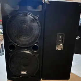 Sa-155.2 Seismic Audio Sa-155 Sa-155.2- Pair Of Dual 15 Inch Pa/dj/band Speakers