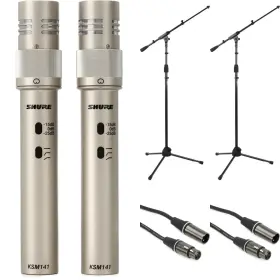 Ksm141stbun Shure Ksm141 Small-diaphragm Condenser Microphone Stereo Pair With Cables