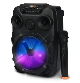 Ht583 Signstation 8 Inch Bluetooth Portable Pa Karaoke Speaker Rechargeable Battery Wireless Mic
