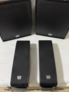 06.0390a2806 Sls Qg-5000 Qg 5000s And Cs850c Speakers Passive Wired 100w Rms 4 Ohms Black