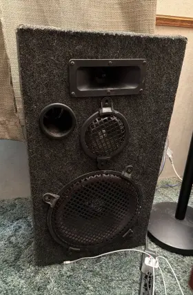 8812 Smm Linear Phase Studio Monitor 3-way Wired Speaker Black