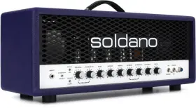 Slo-100-pur Soldano Slo-100 Super Lead Overdrive 100-watt Tube Head - Purple Tolex With
