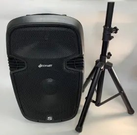 Ep24096 Sonart Ep23879 300 Watt Speaker 8 Ohm With Tripod Stand Base