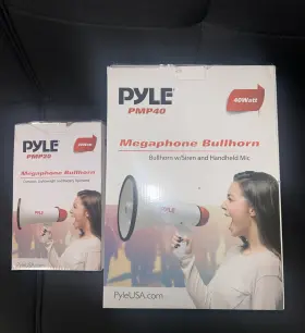 Pmp80wltb Sound Around 2 Brand New Megaphones 40w And 20w